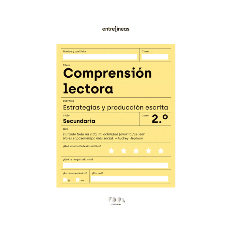 Comprensión Lectora Estrategias Y Producción Escrita EntrelÍneas Tienda Del Colegio Andel 8946
